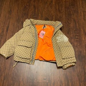 Gucci The North Face puffer coat